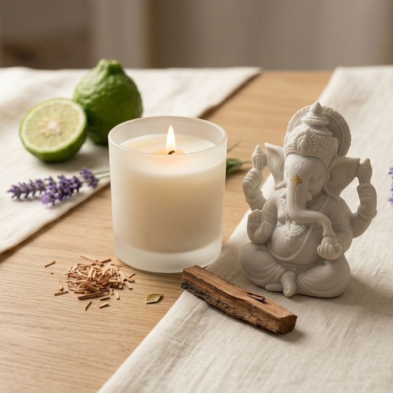 Ganesha Candle · New Beginnings