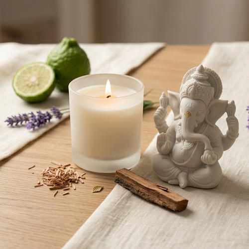 Ganesha Candle · New Beginnings